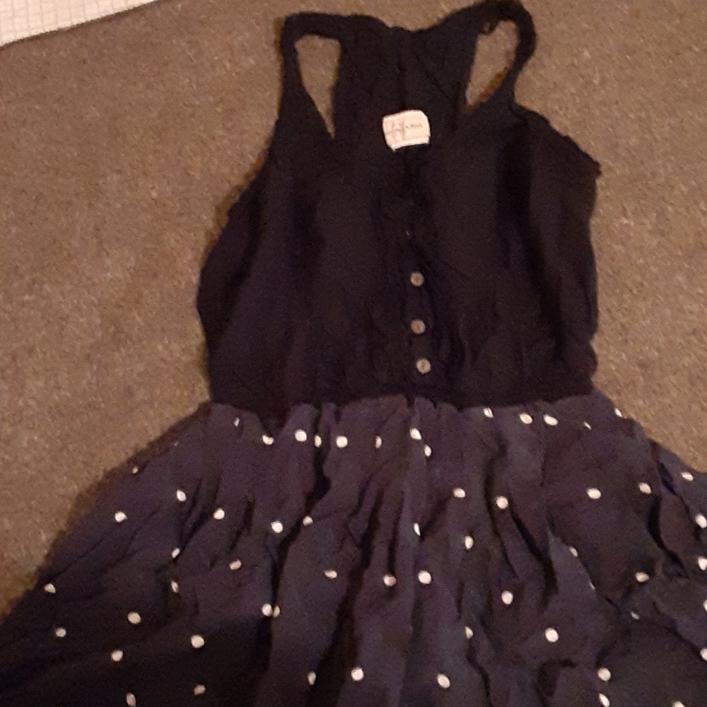 Short polka dot dress